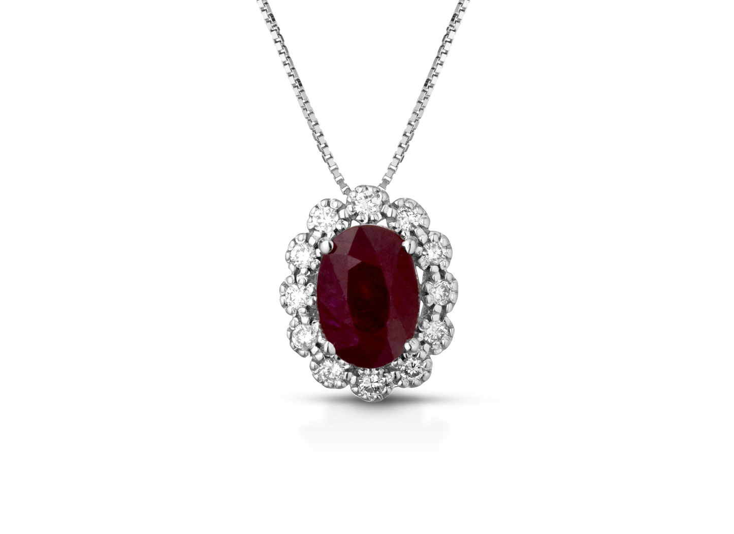 Ruby necklace Fox collection
