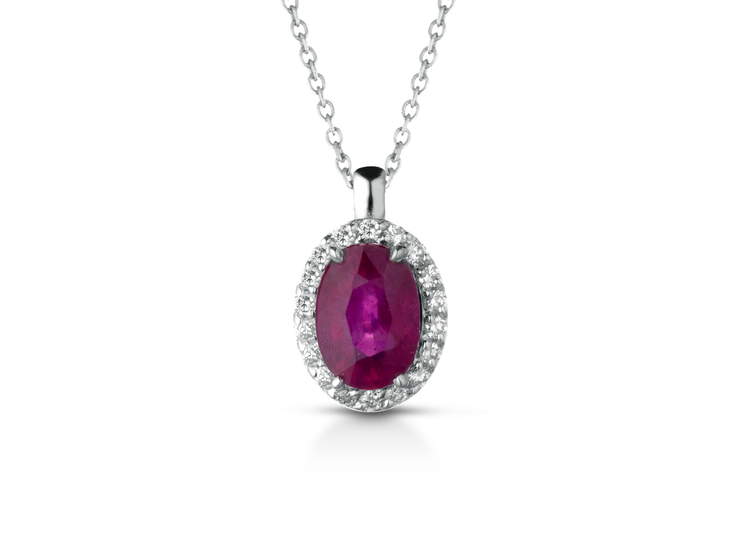 Ruby necklace Harmony collection
