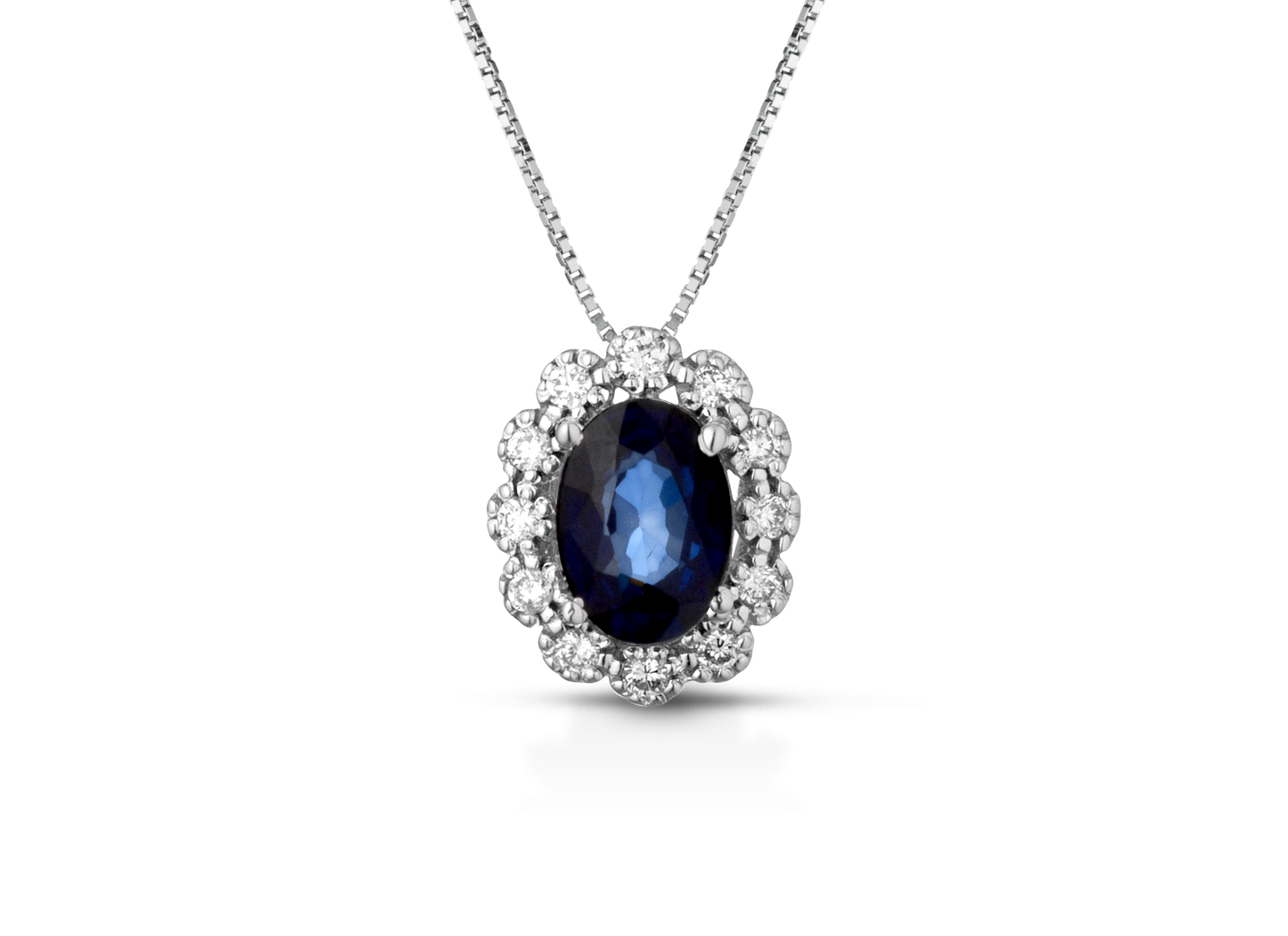 Sapphire necklace Fox collection