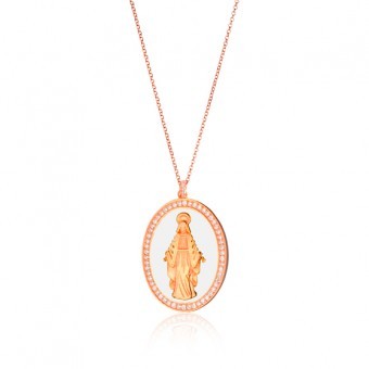 Large Miraculous Madonna - The Writings of Love