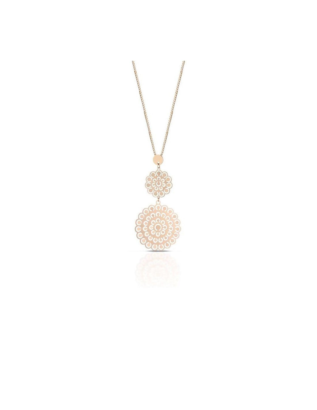 MeWo – Collana Regolabile in Acciaio Rosato