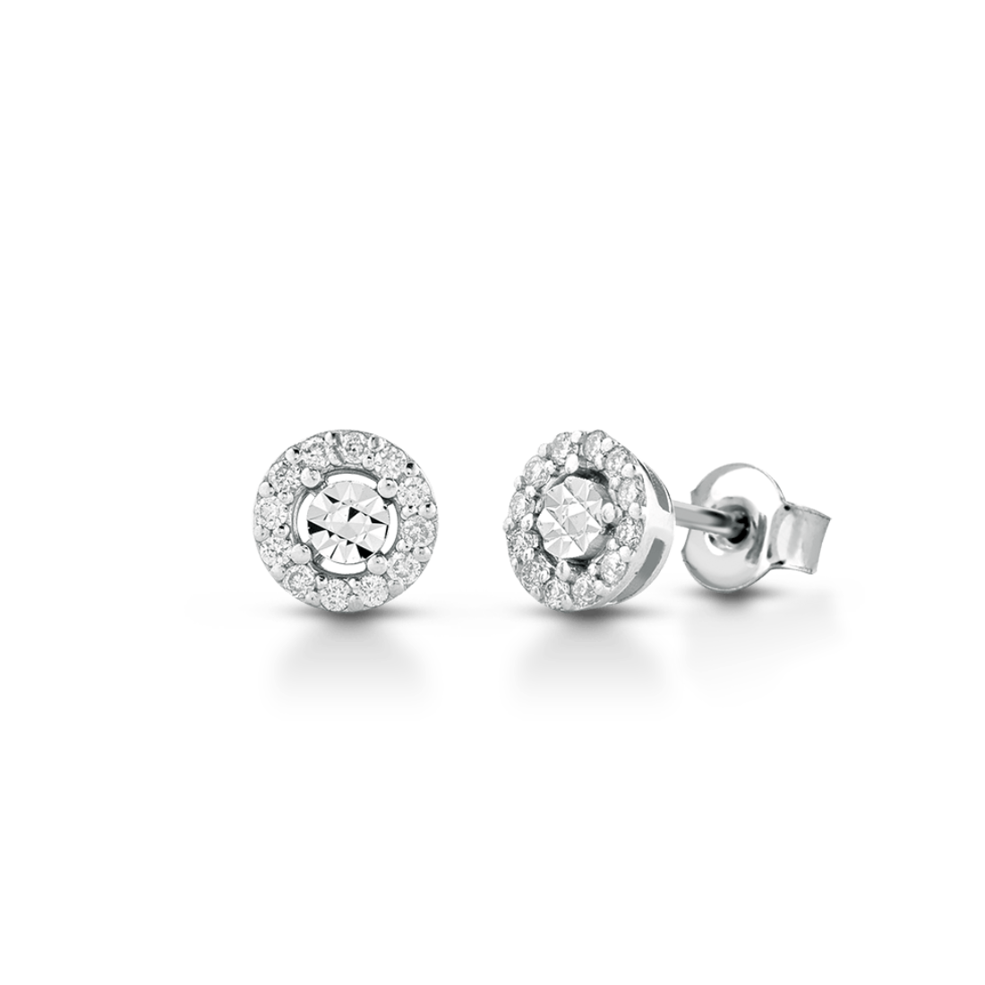 Lucciole earrings in white gold with diamonds ORTARG/3