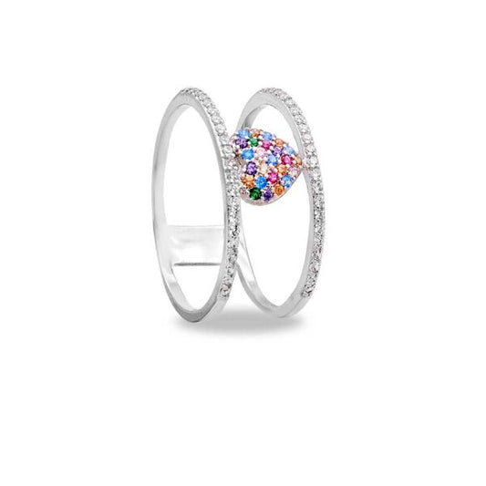 Anello Cuore Silver