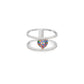 Anello Cuore Silver