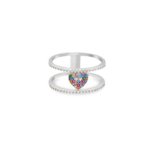 Anello Cuore Silver