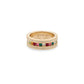 MultiJoy – Anello Rainbow All Strass Oro Giallo