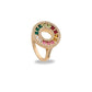 MultiJoy – Anello Rainbow Baguette Oro Giallo