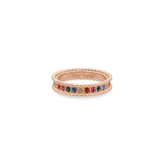 MultiJoy – Anello Rainbow Vera Oro Rosa