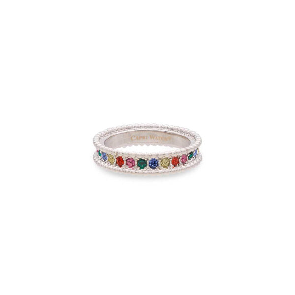 MultiJoy – Anello Rainbow Vera Argentato