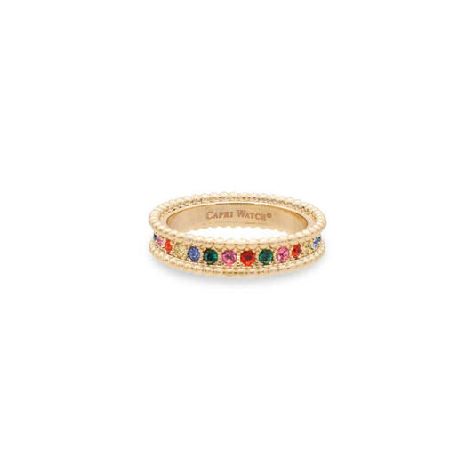 MultiJoy – Anello Rainbow Vera Oro Giallo