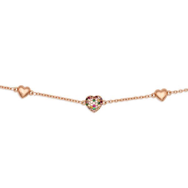 MultiJoy – Bracciale Cuore Oro Rosa