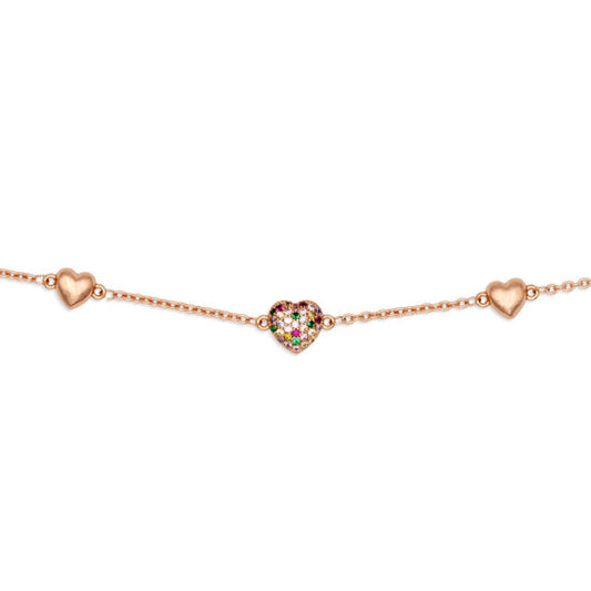 MultiJoy – Bracciale Cuore Oro Rosa
