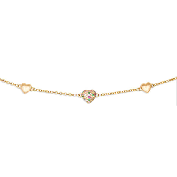 MultiJoy – Bracciale Cuore Oro Giallo