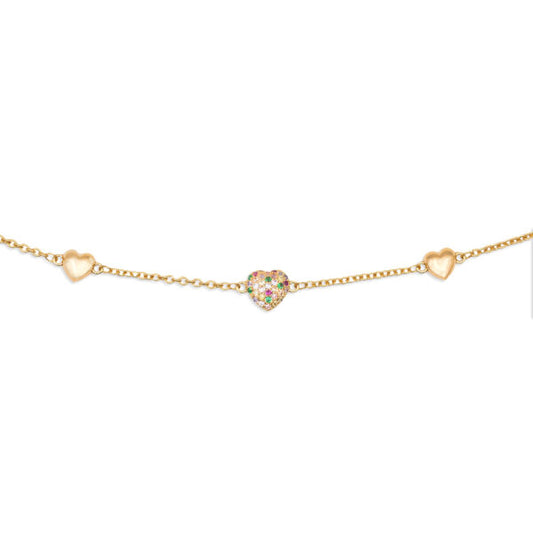 MultiJoy – Bracciale Cuore Oro Giallo