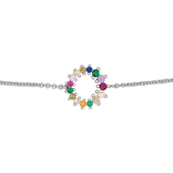 MultiJoy – Bracciale Fiore Argentato