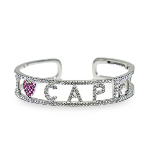 Capri Watch – Bracciale “I Heart Capri” Silver (Ref. 5652)
