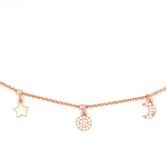 MultiJoy – Bracciale Luna e Stella Oro Rosa