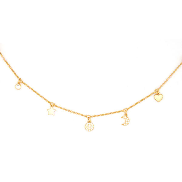 MultiJoy – Bracciale Luna e Stella Oro Giallo