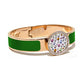 MultiJoy – Bracciale Classic Oro Rosa e Smalto Verde