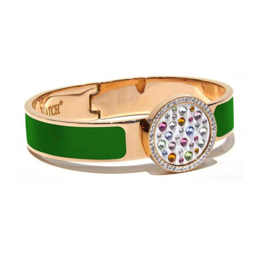 MultiJoy – Bracciale Classic Oro Rosa e Smalto Verde