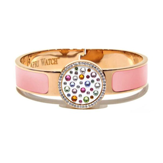 MultiJoy – Bracciale Classic Oro Rosa e Smalto Rosa