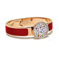 MultiJoy – Bracciale Classic Oro Rosa e Smalto Rosso