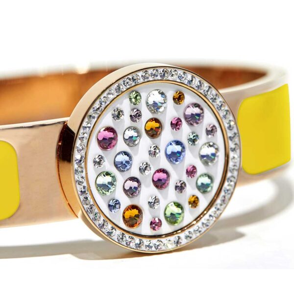 MultiJoy – Bracciale Classic Oro Rosa e Smalto Giallo