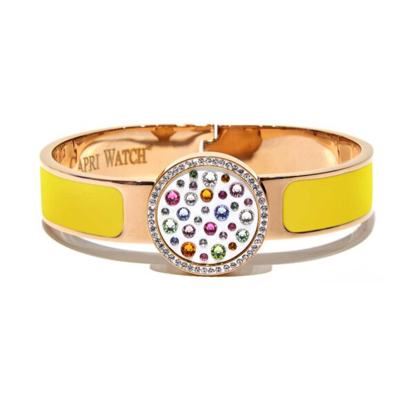 MultiJoy – Bracciale Classic Oro Rosa e Smalto Giallo