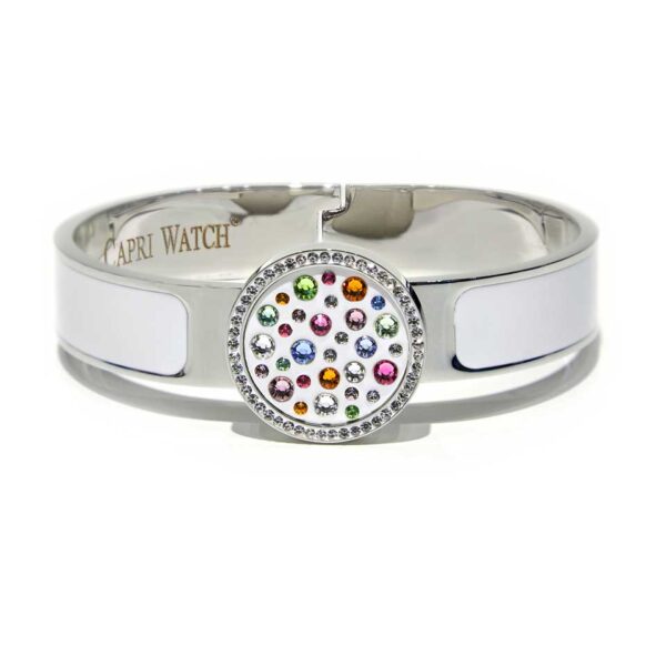 MultiJoy – Bracciale Classic Argentato e Smalto Bianco