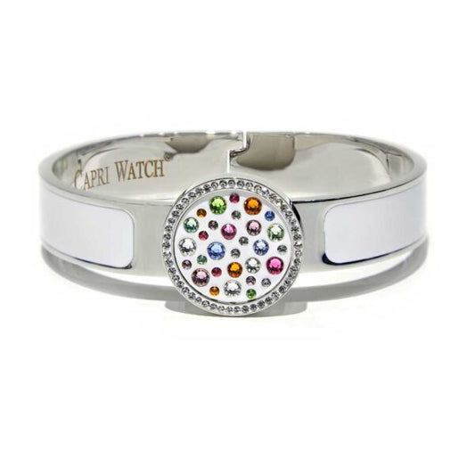 MultiJoy – Bracciale Classic Argentato e Smalto Bianco