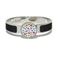 MultiJoy – Bracciale Classic Argentato e Smalto Nero