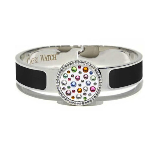 MultiJoy – Bracciale Classic Argentato e Smalto Nero