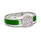 MultiJoy – Bracciale Classic Argentato e Smalto Verde