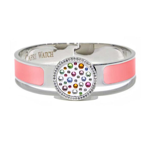 MultiJoy – Bracciale Classic Argentato e Smalto Rosa