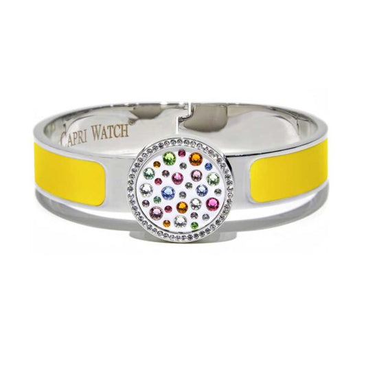 MultiJoy – Bracciale Classic Argentato e Smalto Giallo