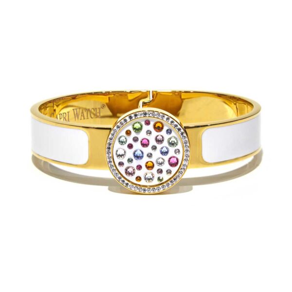 Capri Watch – Bracciale MultiJoy Classic Oro / Smalto Bianco (Ref. 5638-00)