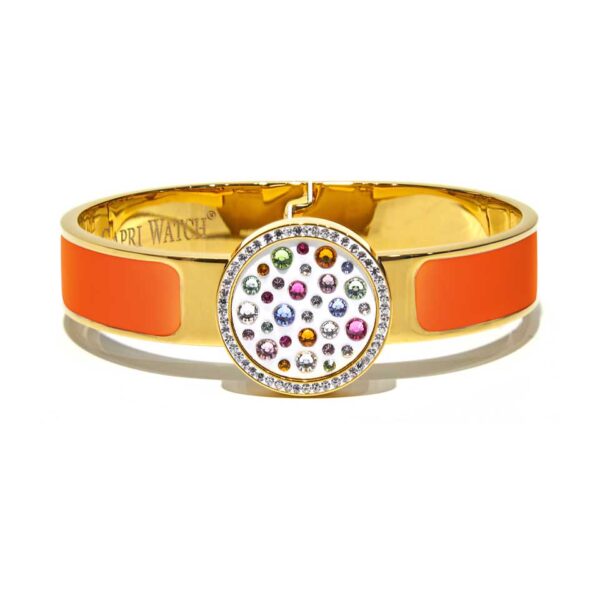 Capri Watch – Bracciale MultiJoy Classic Oro / Smalto Arancione (Ref. 5638-20)