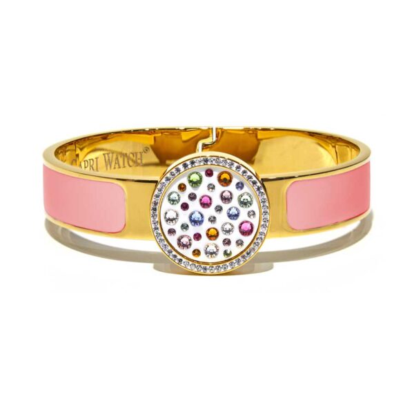 Capri Watch – Bracciale MultiJoy Classic Oro / Smalto Rosa (Ref. 5638-04)