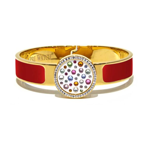Capri Watch – Bracciale MultiJoy Classic Oro / Smalto Rosso (Ref. 5638-30)