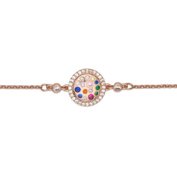 Capri Watch – Bracciale MultiJoy Ciondolo Multicolore Oro Rosa (Ref. 5845-13)