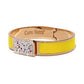 Capri Watch – Bracciale MultiJoy Square Oro Rosa / Smalto Giallo (Ref. 5645-10)