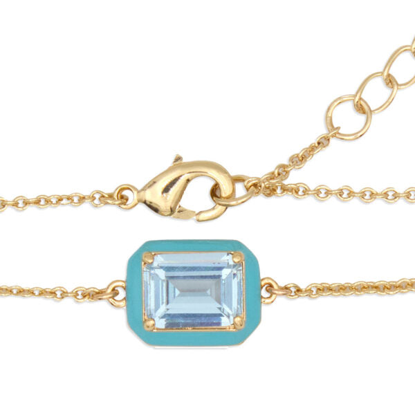 Capri Watch – Bracciale MultiJoy Pietra Azzurra Oro Giallo (Ref. 5871-02)
