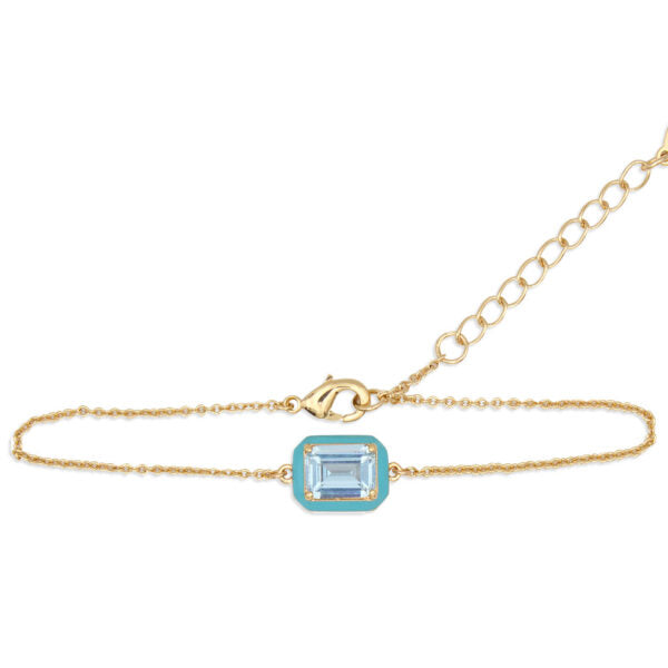 Capri Watch – Bracciale MultiJoy Pietra Azzurra Oro Giallo (Ref. 5871-02)