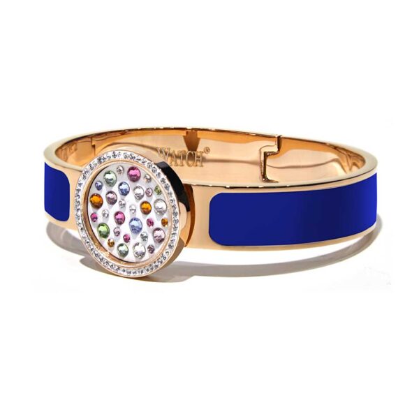 Capri Watch – Bracciale MultiJoy Classic Lux Oro Rosa / Smalto Blu (Ref. 5642-41)