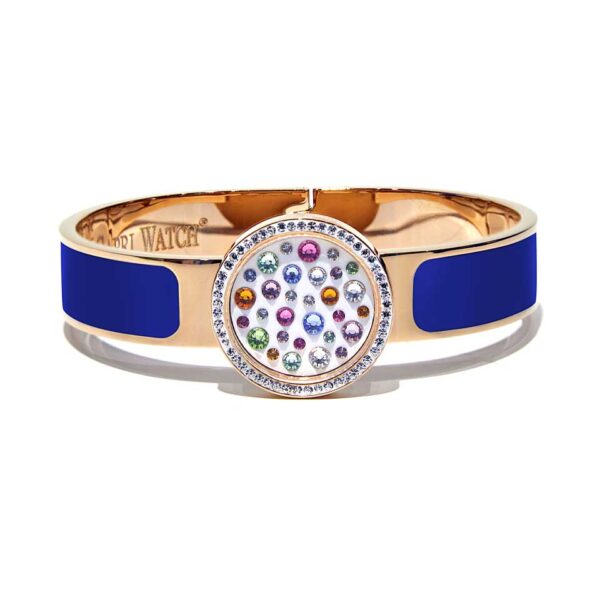 Capri Watch – Bracciale MultiJoy Classic Lux Oro Rosa / Smalto Blu (Ref. 5642-41)