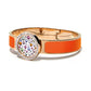 Capri Watch – Bracciale MultiJoy Classic Lux Oro Rosa / Smalto Arancione (Ref. 5642-20)