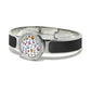 Capri Watch – Bracciale MultiJoy Classic Lux Argentato / Smalto Nero (Ref. 5640-01)