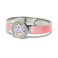 Capri Watch – Bracciale MultiJoy Classic Lux Argentato / Smalto Rosa (Ref. 5640-04)