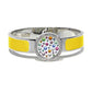 Capri Watch – Bracciale MultiJoy Classic Lux Argentato / Smalto Giallo (Ref. 5640-10)