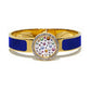 Capri Watch – Bracciale MultiJoy Classic Lux Oro Giallo / Smalto Blu (Ref. 5641-41)